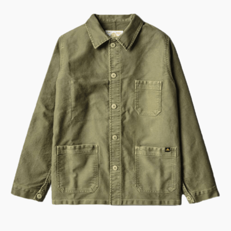 MOLESKIN VINTAGE WASHED WORK KAKI - Aura