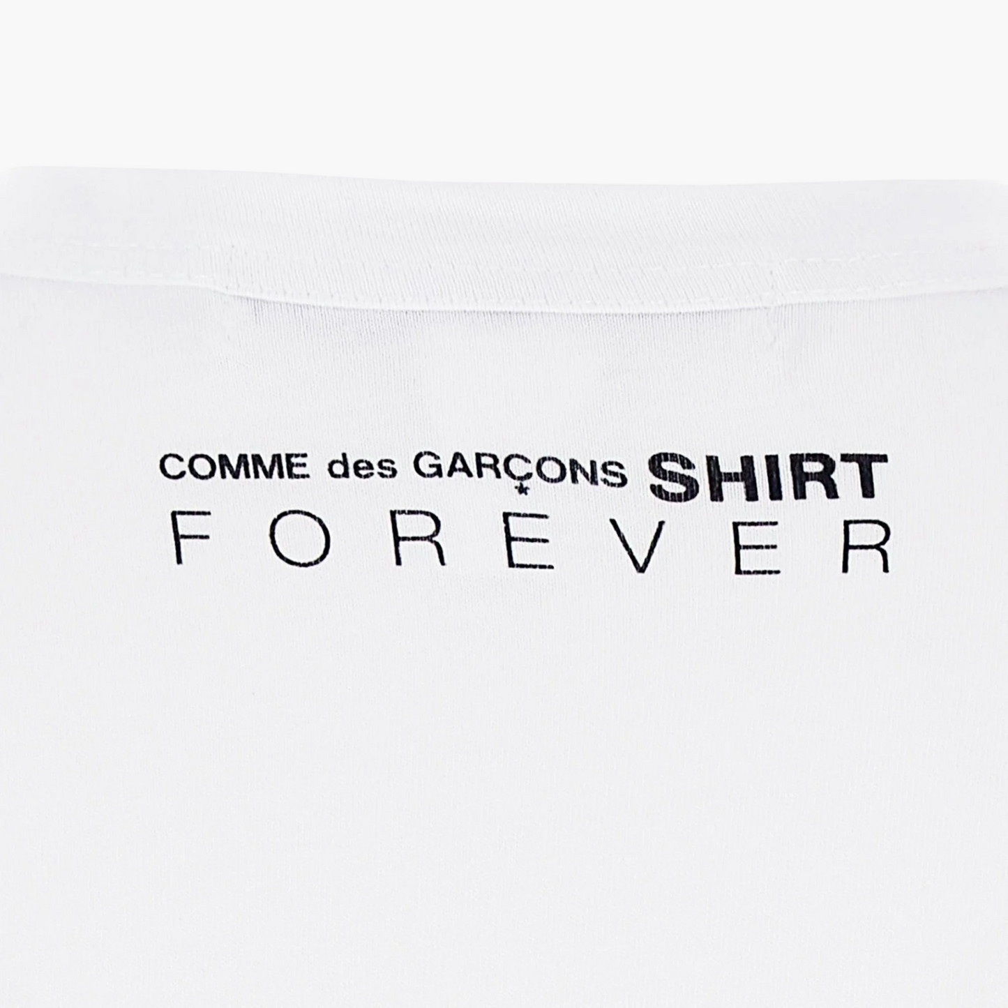 CDG Shirt Forever - Men's Long-sleeve - White COMME DES GARÇONS shirt