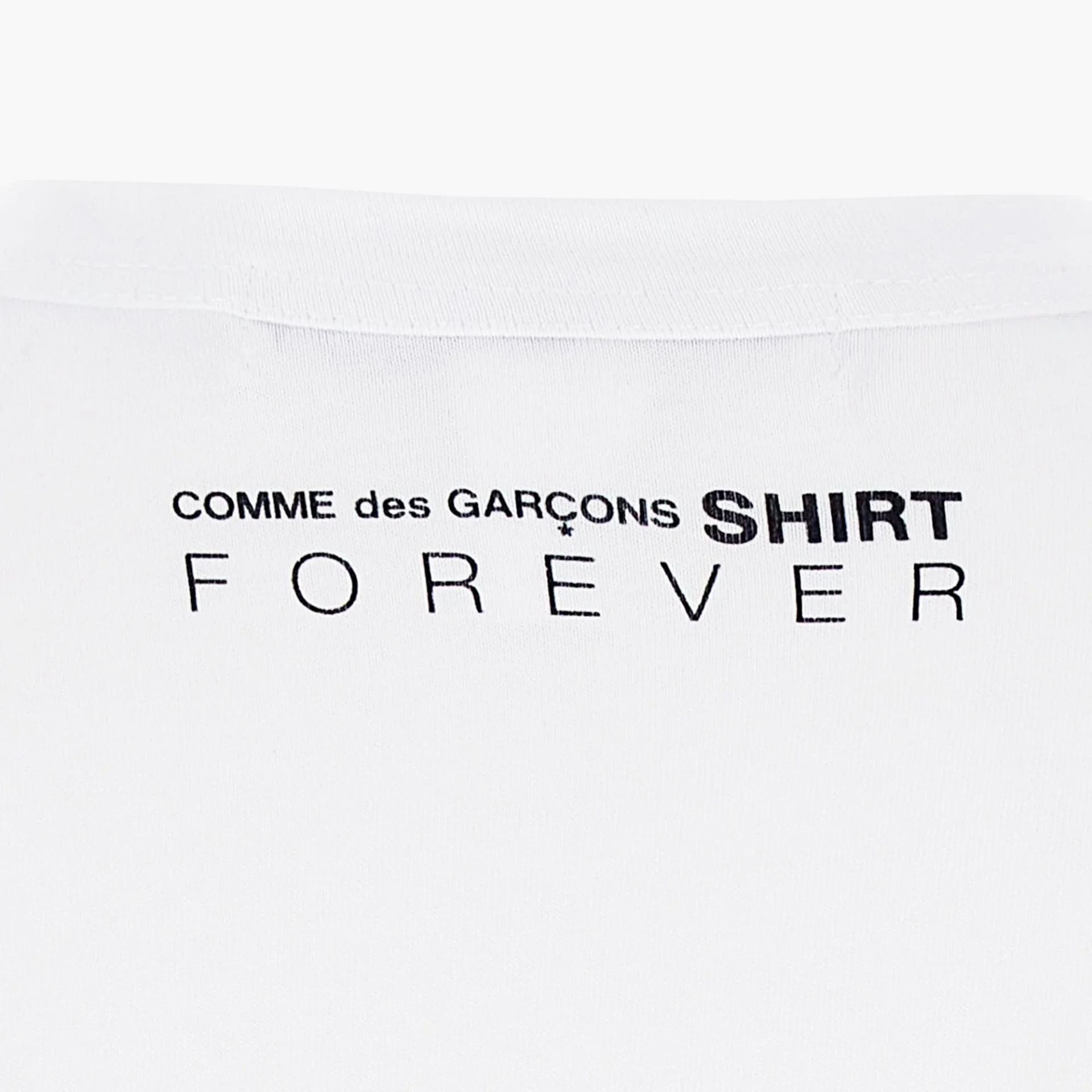 CDG Shirt Forever - Men's Long-sleeve - White COMME DES GARÇONS shirt