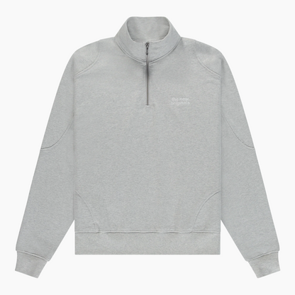 Emblem Half-Zip sweater Grey - Aura