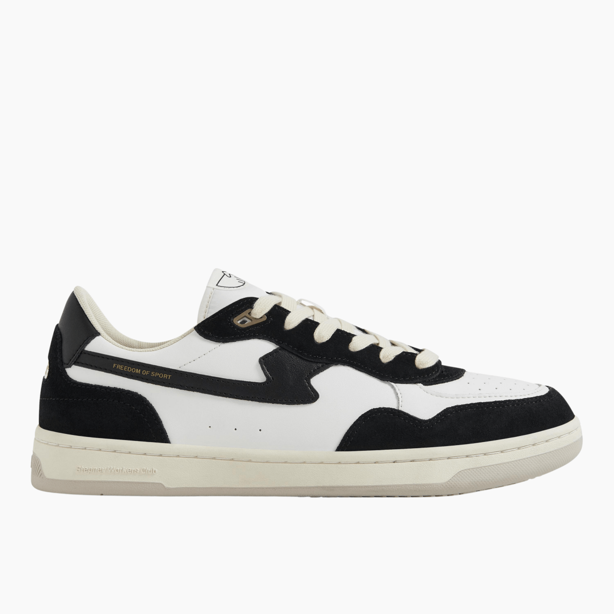 PRO CUP 01 S-STRIKE LEATHER SUEDE BLK / WHT - Aura — photo 1