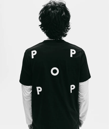 logo t-shirt - black/white - Aura