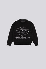 BLACK BEAN KNIT - Black GOODIES SPORTIVE - vue de face