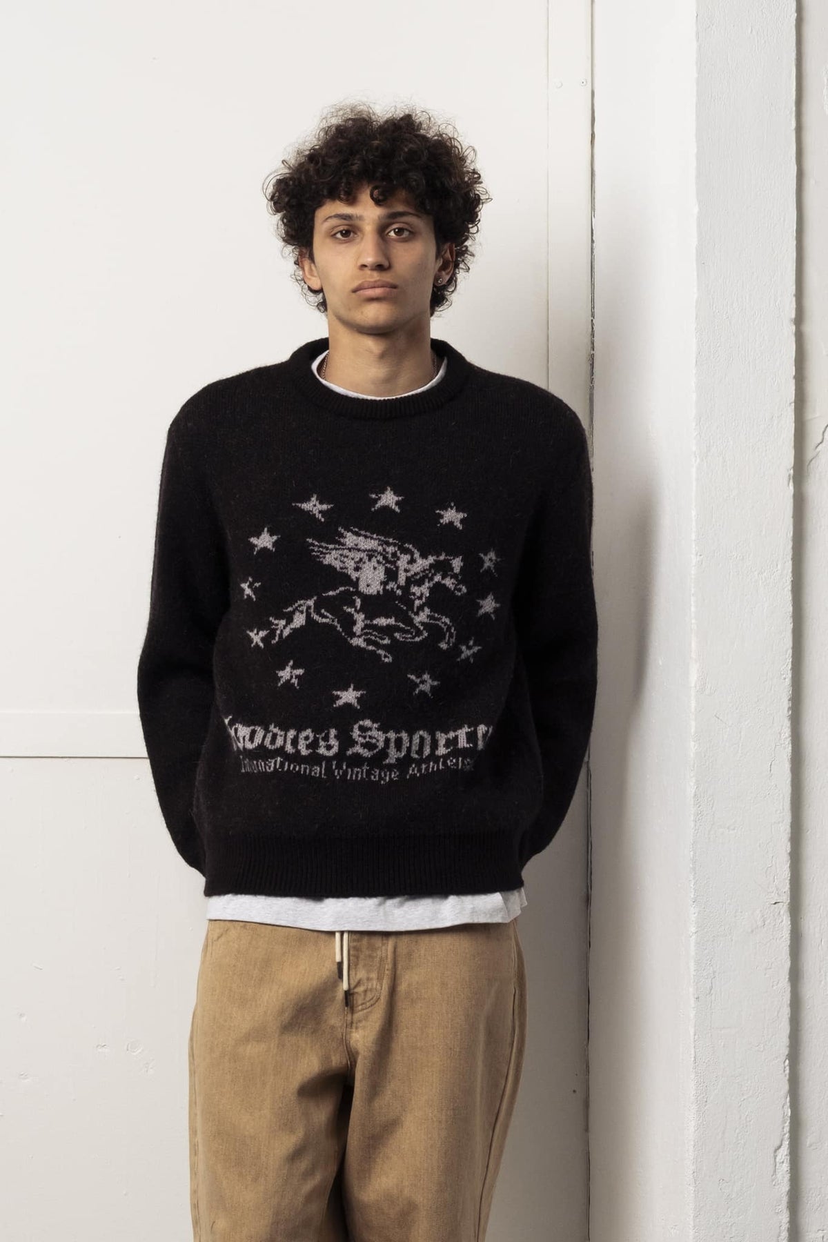 BLACK BEAN KNIT - Black GOODIES SPORTIVE - vue portée — photo 3