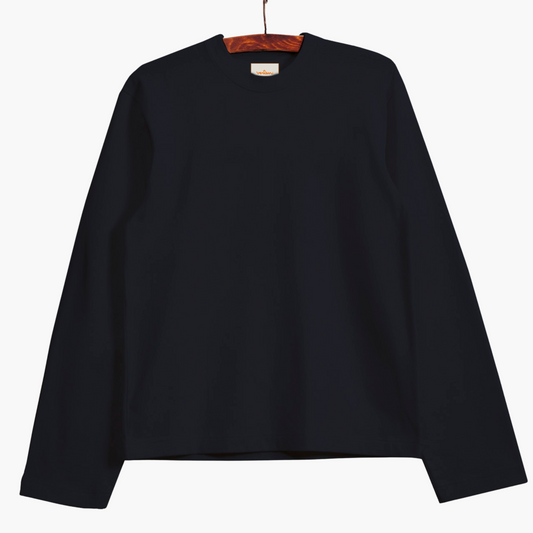 THE LONG SLEEVE T-SHIRT NAVY BLUE Verlan