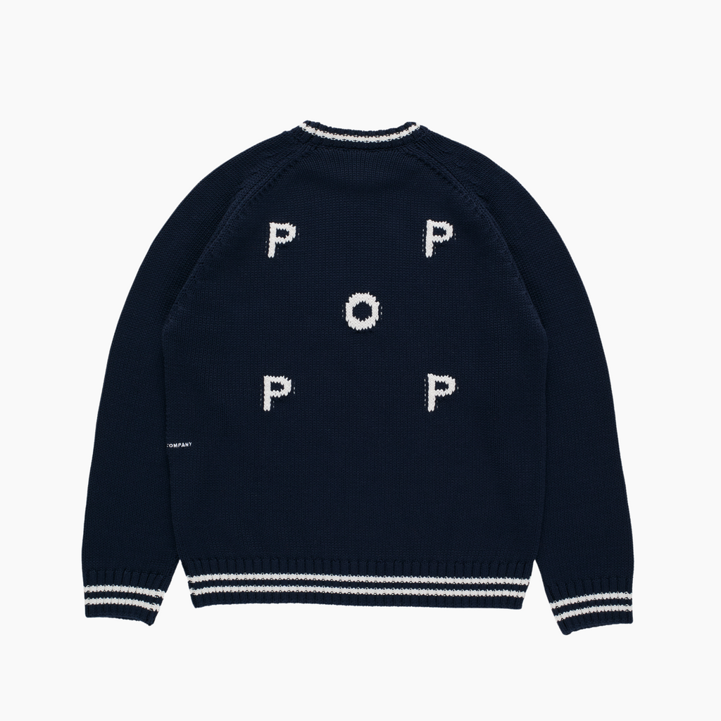 knitted logo crewneck - Aura
