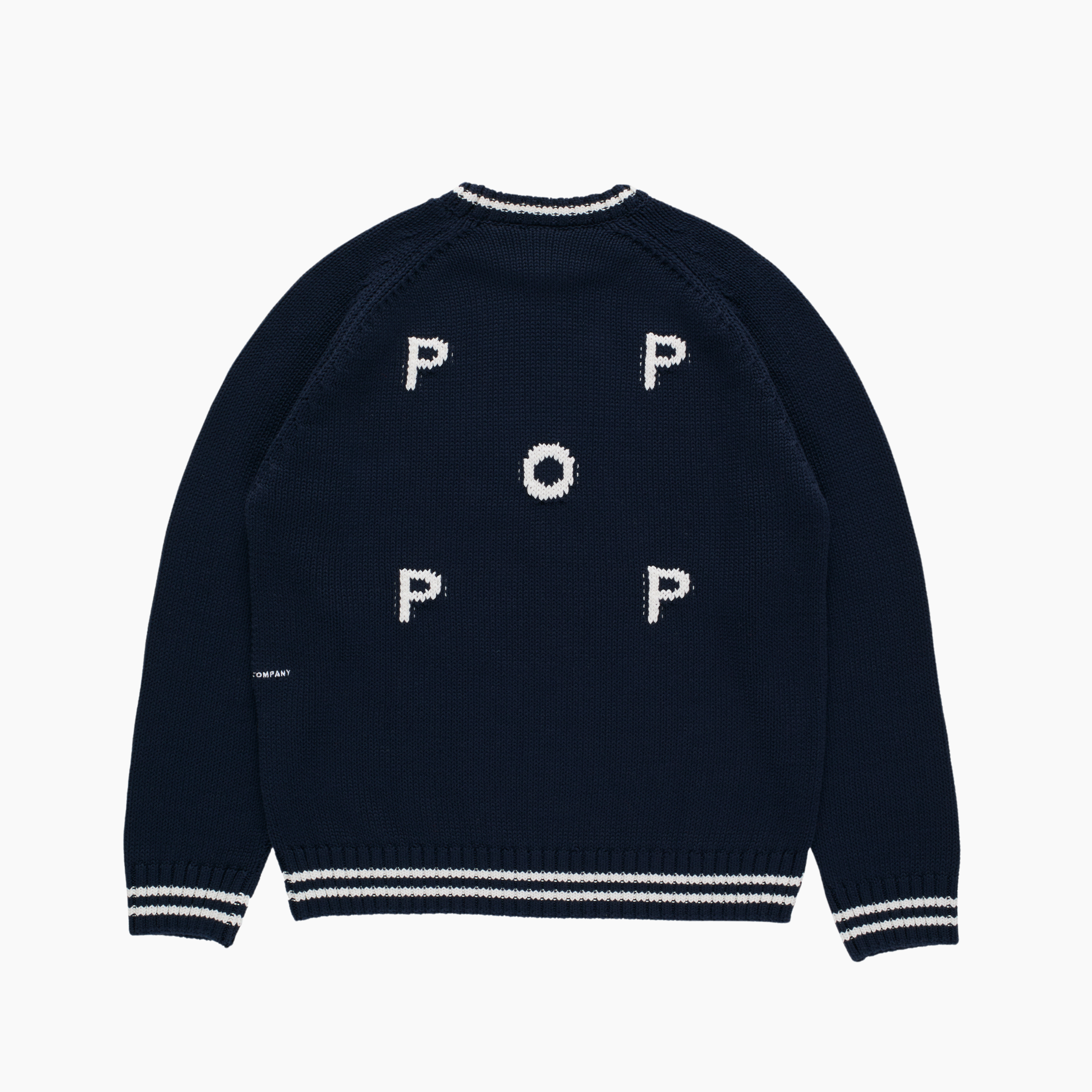 knitted logo crewneck - Aura