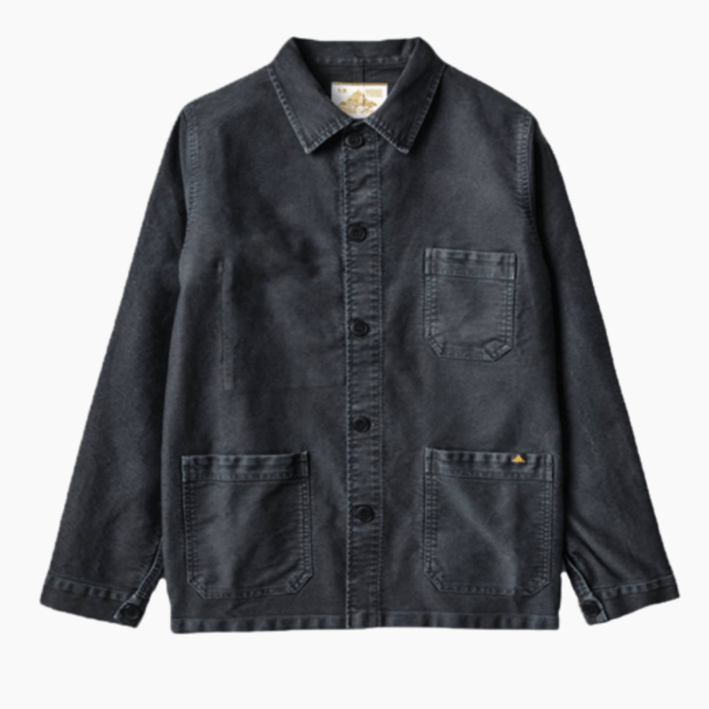 MOLESKIN VINTAGE WASHED WORK BLACK - Aura