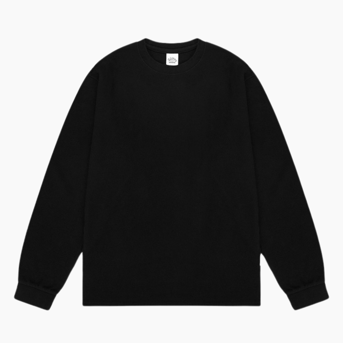 Waffle long sleeve black - Aura — photo 1