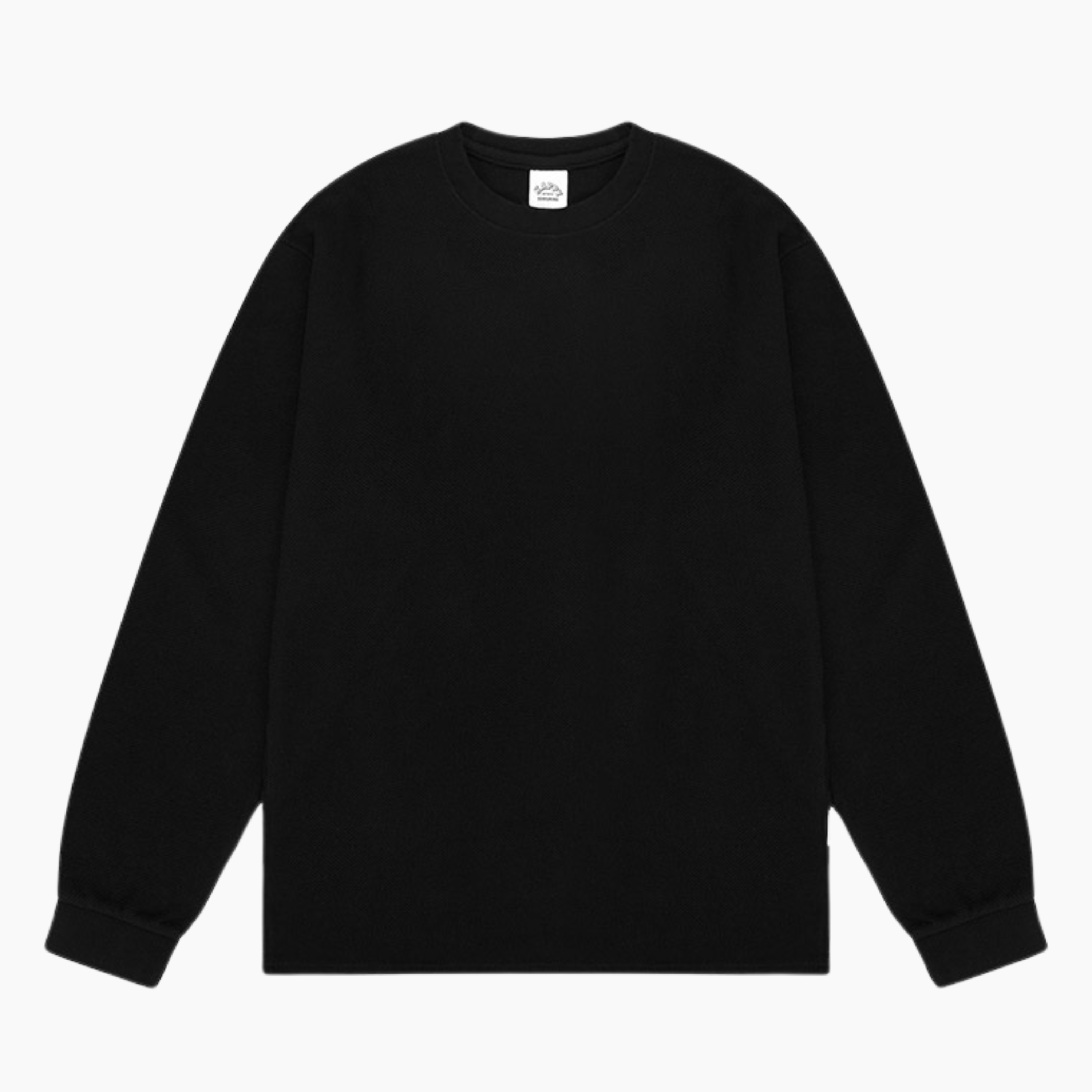 Waffle long sleeve black - Aura