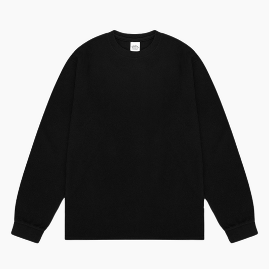 Waffle long sleeve black - Aura