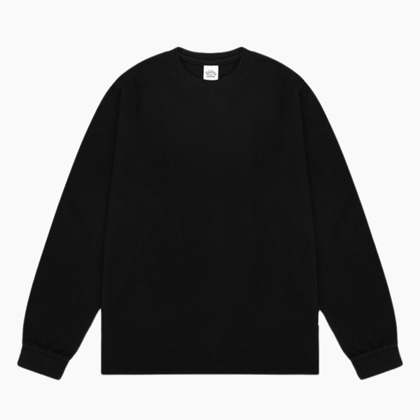 Waffle long sleeve black - Aura