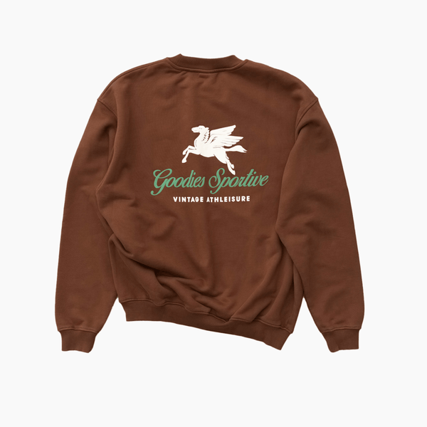 550G Premium chocolate crewneck - Aura