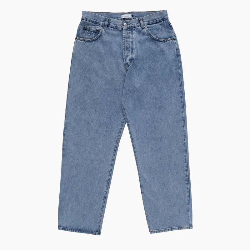 drs denim pant - stone washed - Aura