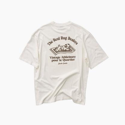 Rug dealer white tee - Aura