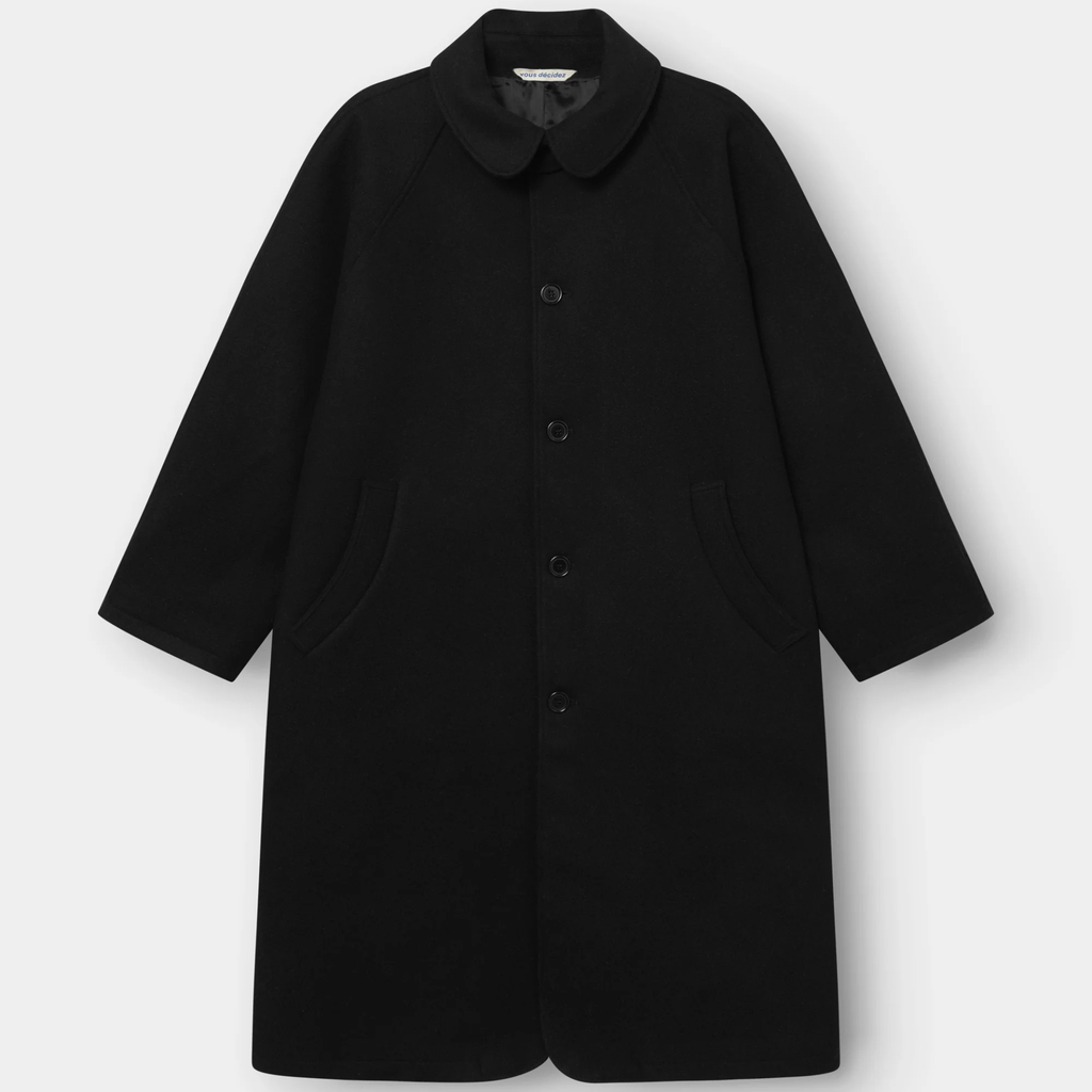 Dase Coat- Black Contrast Vous Décidez