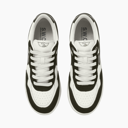PRO CUP 01 S-STRIKE LEATHER SUEDE BLK / WHT - Aura