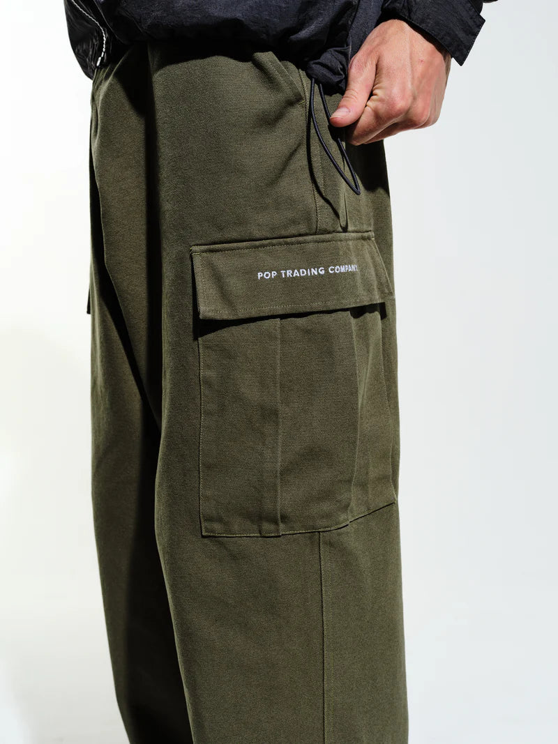cargo pants khaki - Aura