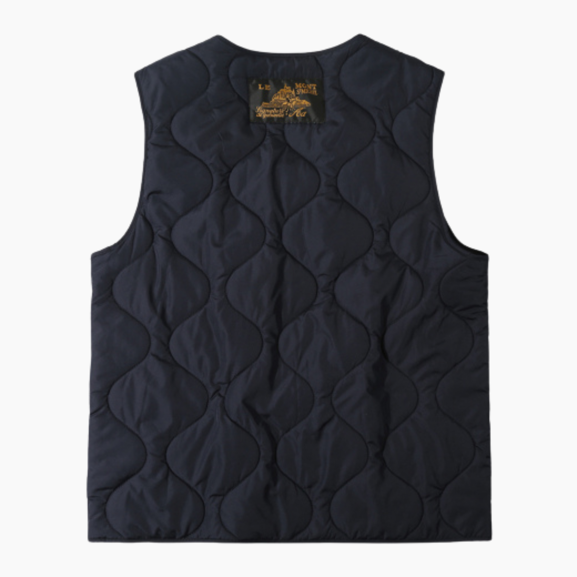 VINIS - SLEEVELESS JACKET NAVY - Aura