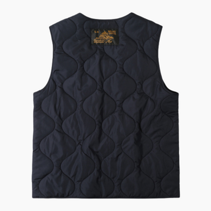 VINIS - SLEEVELESS JACKET NAVY - Aura