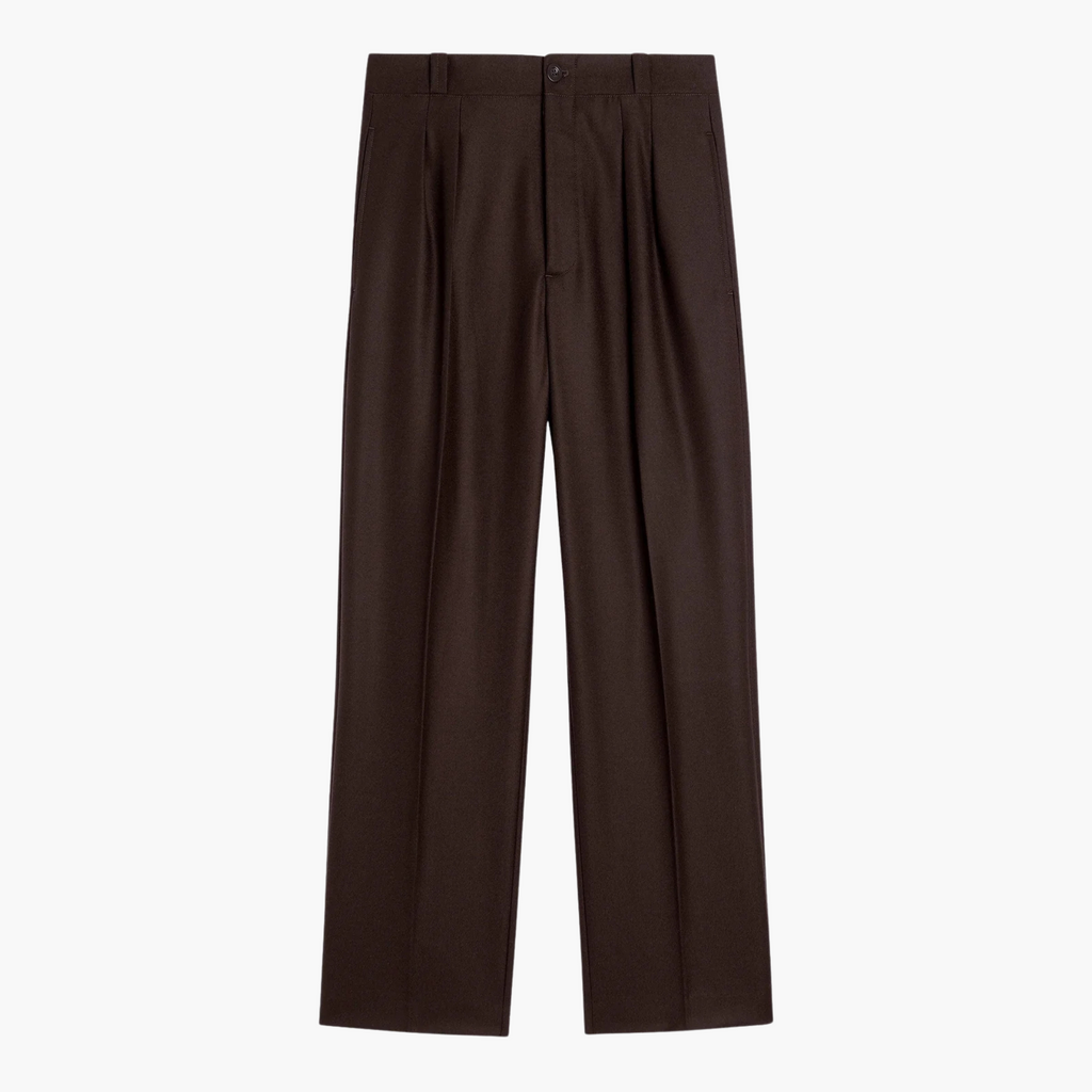 FRENCH MILITARY PANTS - Marron foncé MUSEUM GARMENTS