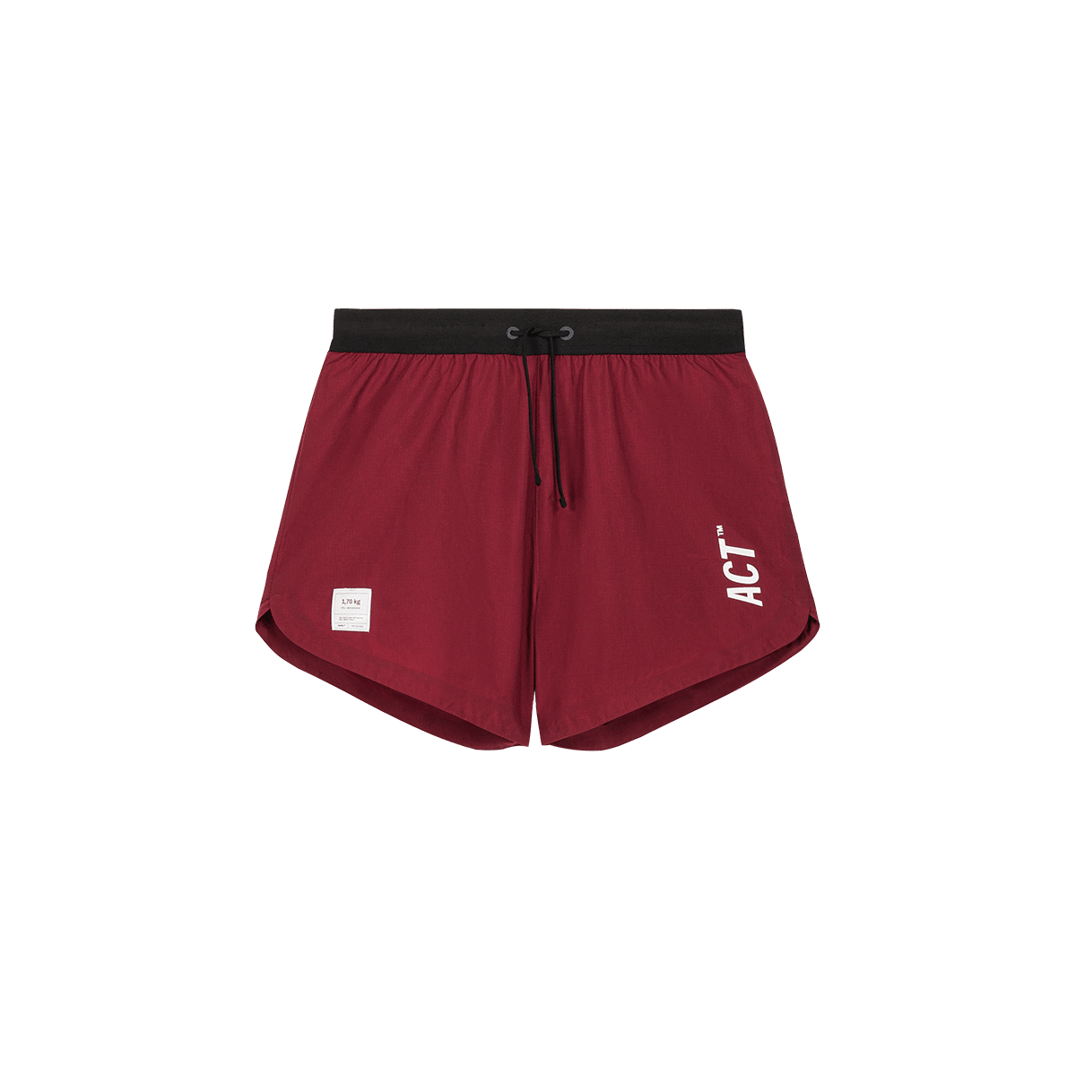 BIORIP SHORT - Bordeaux ACT RUNNING - vue de face