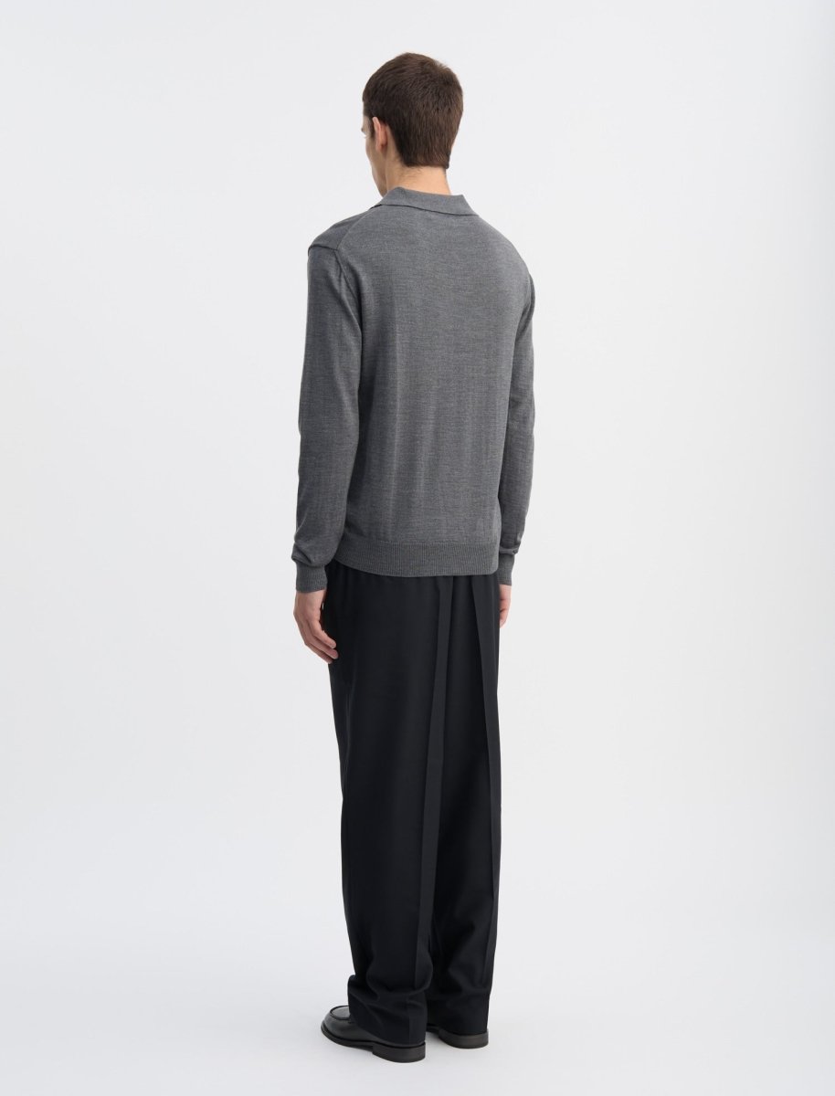 ANOTHER POLO SHIRT 2.0, LIGHT GREY MELANGE — photo 2