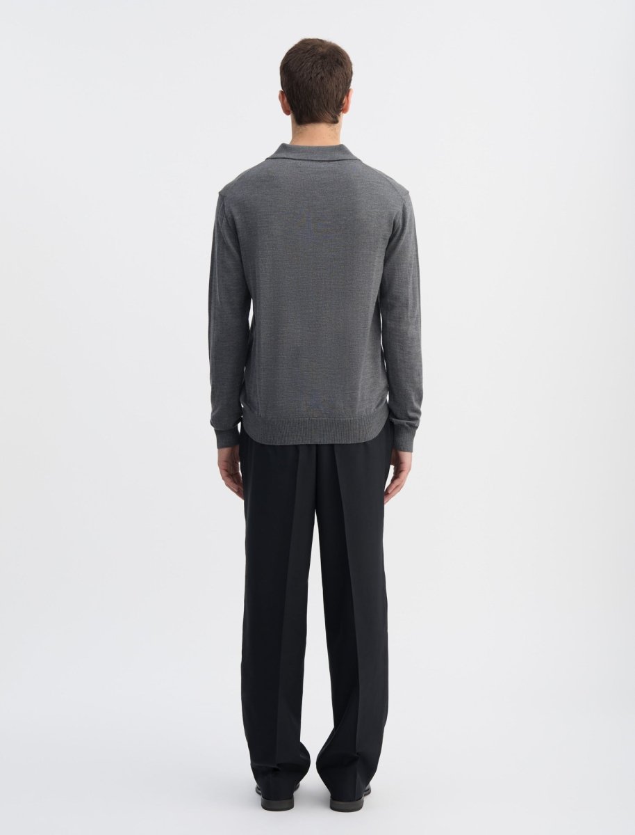 ANOTHER POLO SHIRT 2.0, LIGHT GREY MELANGE — photo 3