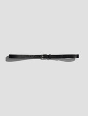 Ceinture Another Aspect Belt 1.0 noire, boucle métal