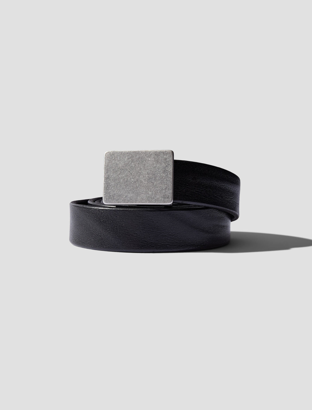 Ceinture Another Aspect Belt 2.0 noire, détail cuir — photo 2