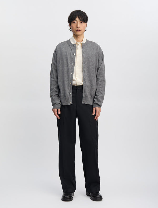 ANOTHER CARDIGAN 2.0, DARK GREY MELANGE
