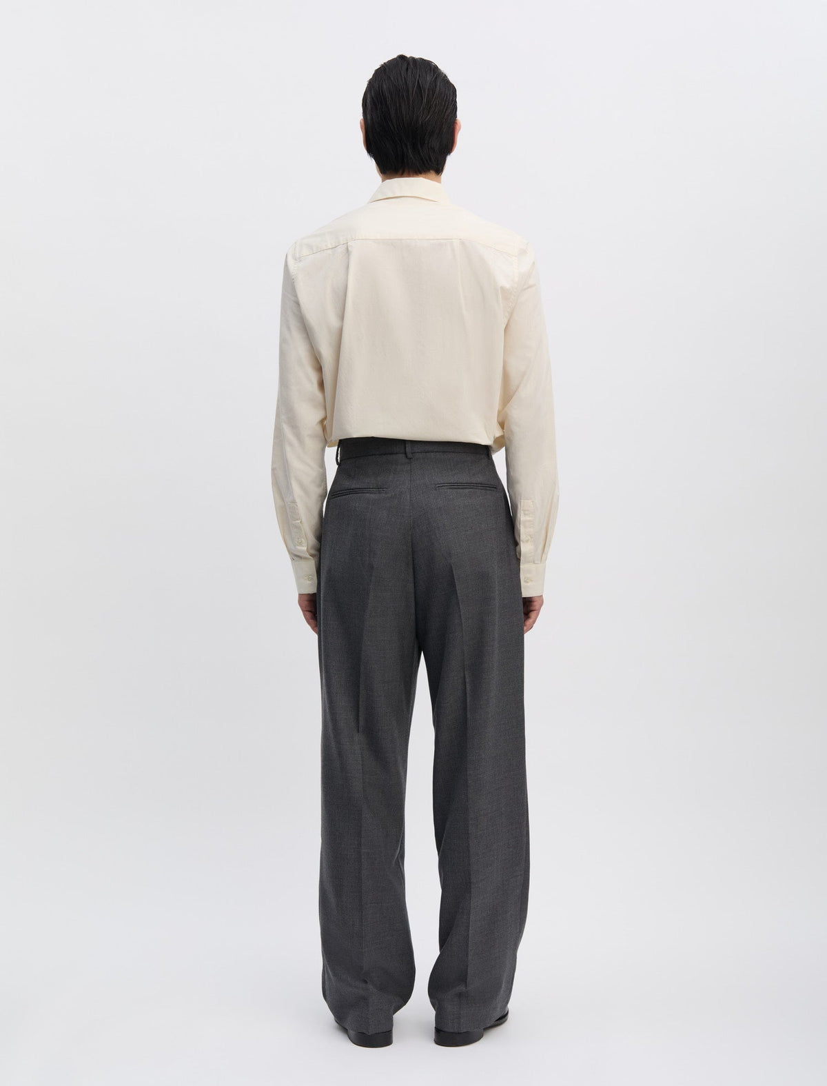 Another Aspect Suit Pants 2.0 Grey Melange - porté — photo 3
