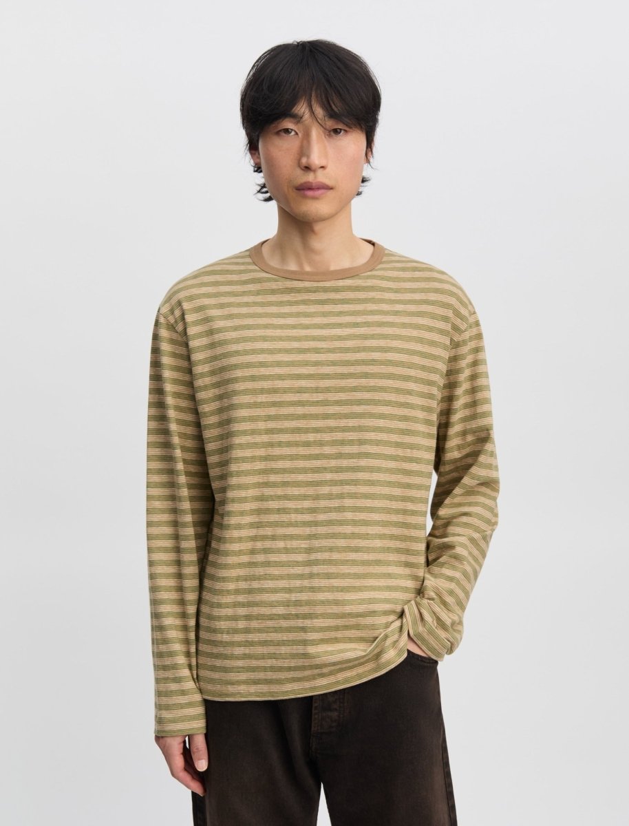 Another Aspect T-Shirt 3.0 JPN Green Stripe - detail — photo 3