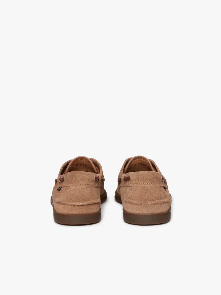 JETTY I BOATER 2 EYE - Earth Suede G.H.BASS - détail lacets