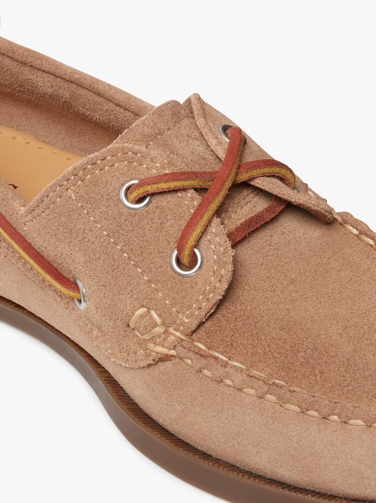 JETTY I BOATER 2 EYE - Earth Suede G.H.BASS - détail intérieur