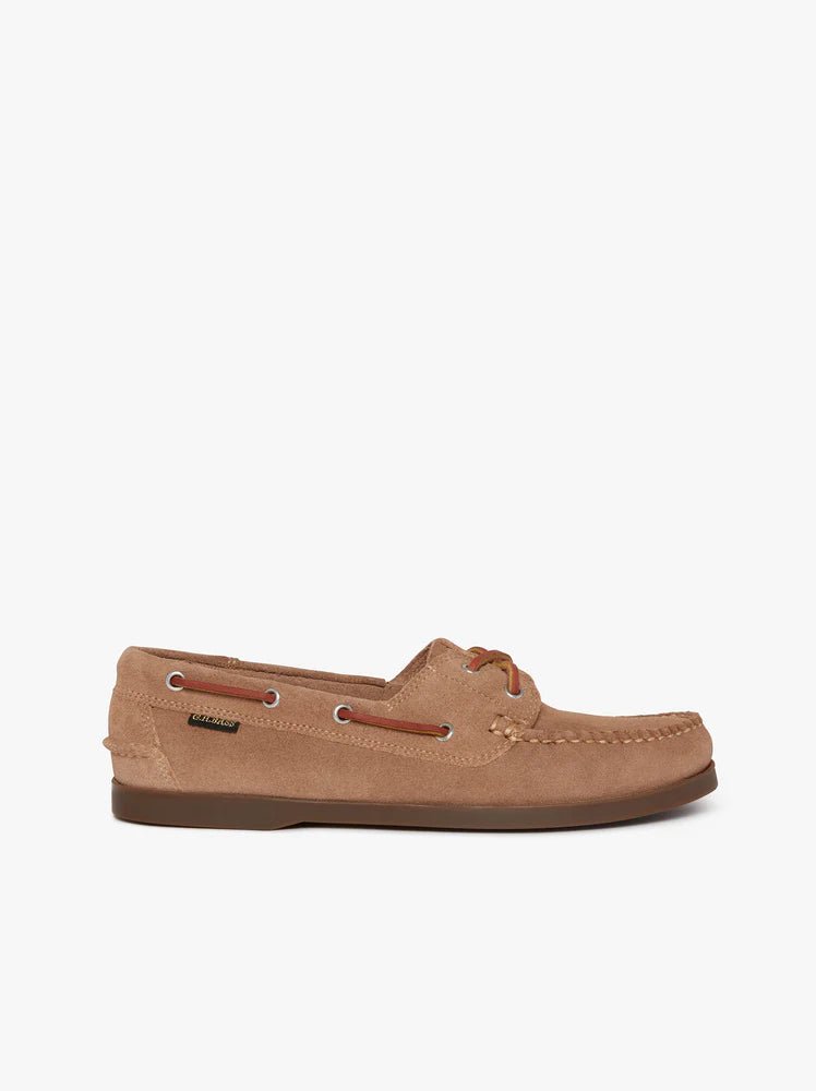 JETTY I BOATER 2 EYE - Earth Suede G.H.BASS - vue de face — photo 1