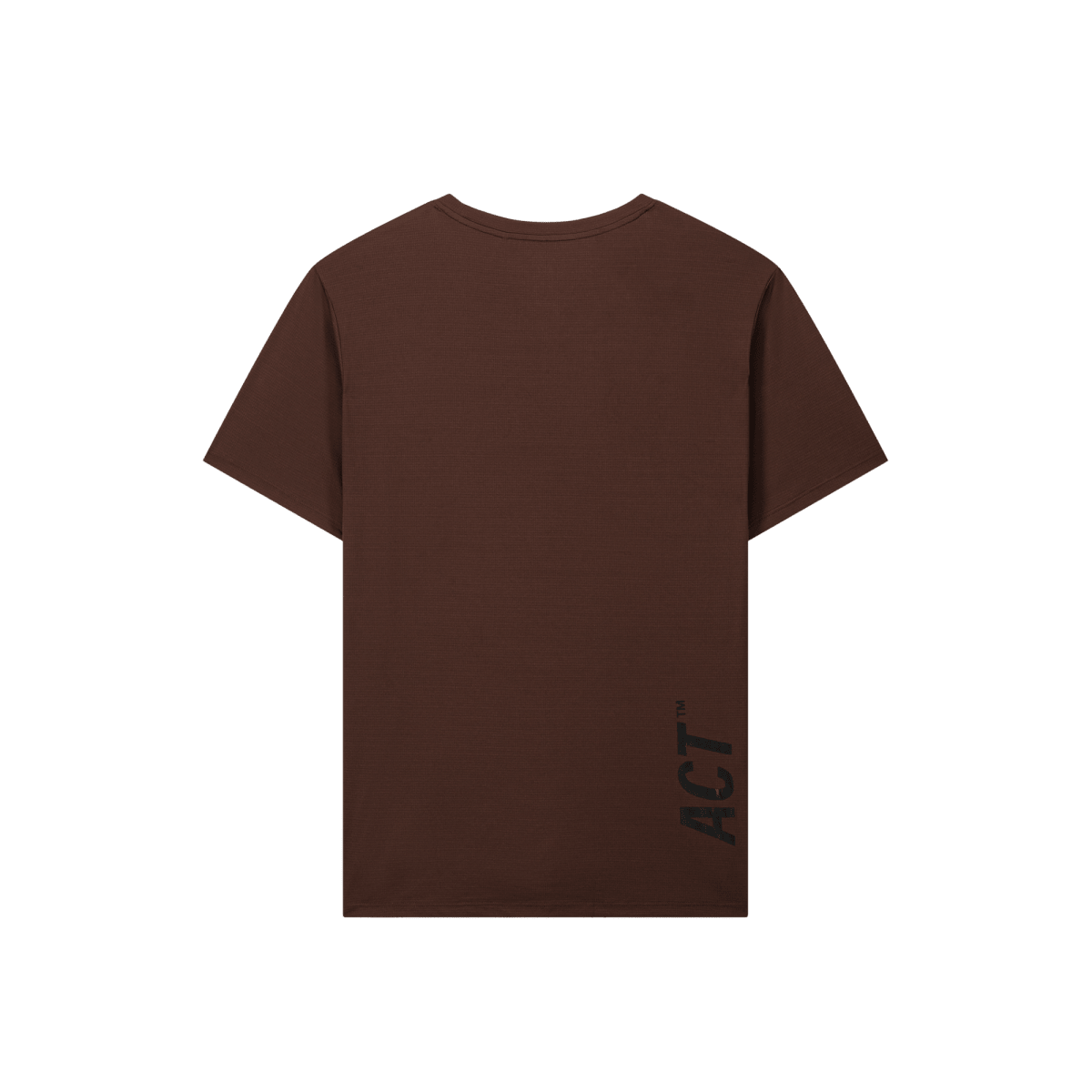 BIOPERF T-SHIRT - Marron ACT RUNNING - vue de dos