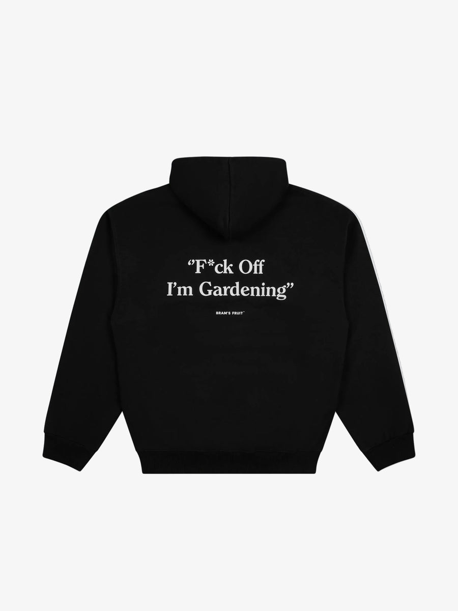 F*ck Off I'm Gardening Hoodie Bram's Fruit black, détail dos — photo 5
