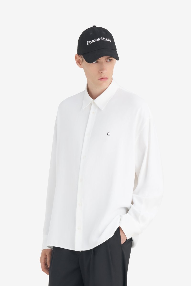 OVERSIZED SHIRT É - Blanc ÉTUDES STUDIO - vue de dos — photo 4