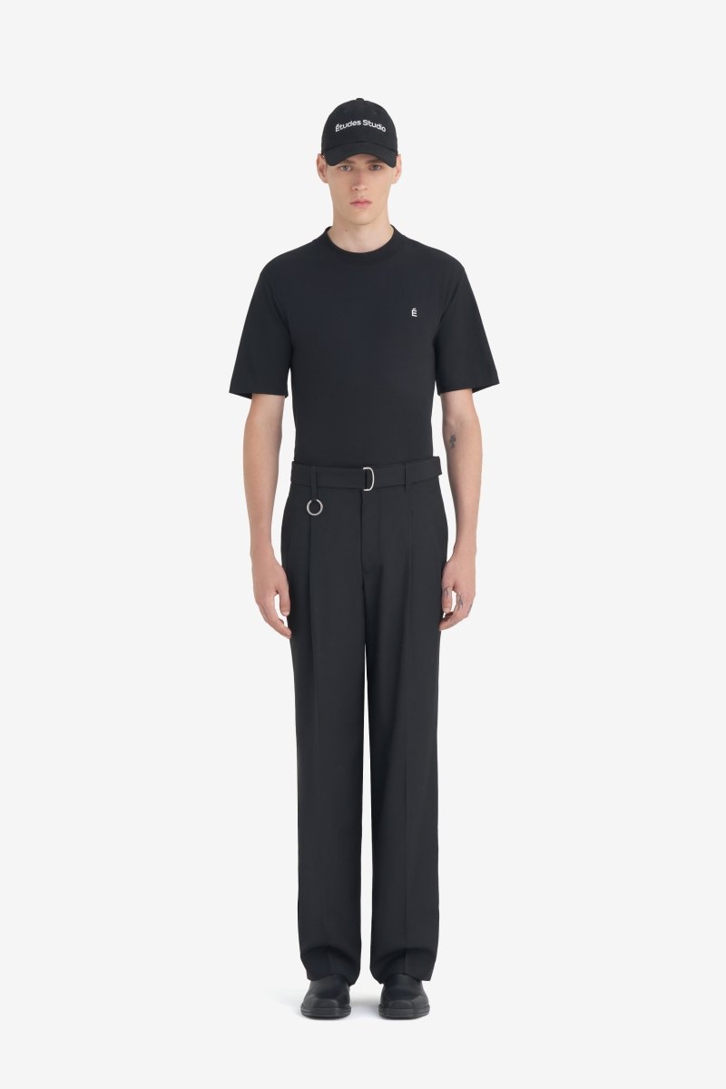 LOOSE SUIT PANT - Noir ÉTUDES STUDIO - vue de face