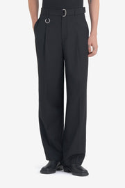 LOOSE SUIT PANT - Noir ÉTUDES STUDIO - vue de dos