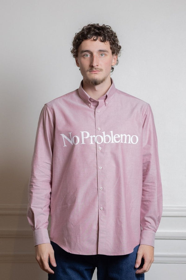 No Problemo Ls Oxford - Red