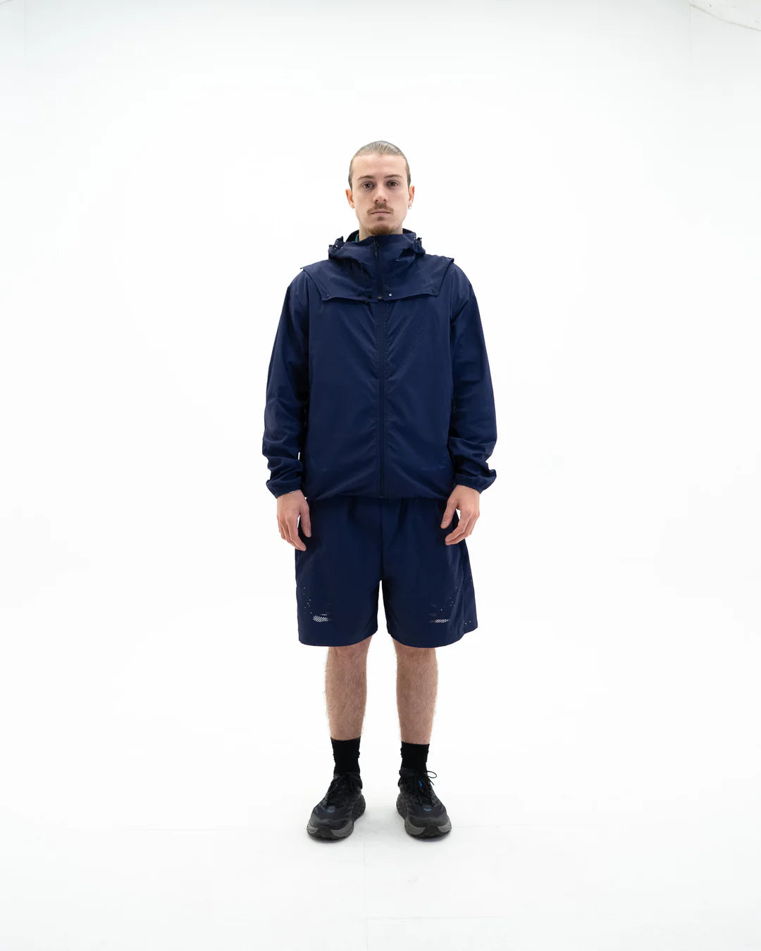 Removable Hood breathable jacket - Atlantic - Aura