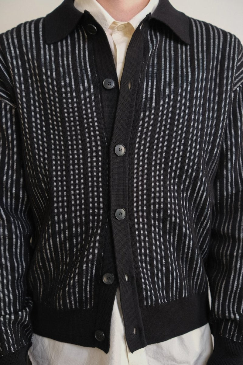 FORMAL CARDIGAN - Black Stripe MFPEN — photo 3