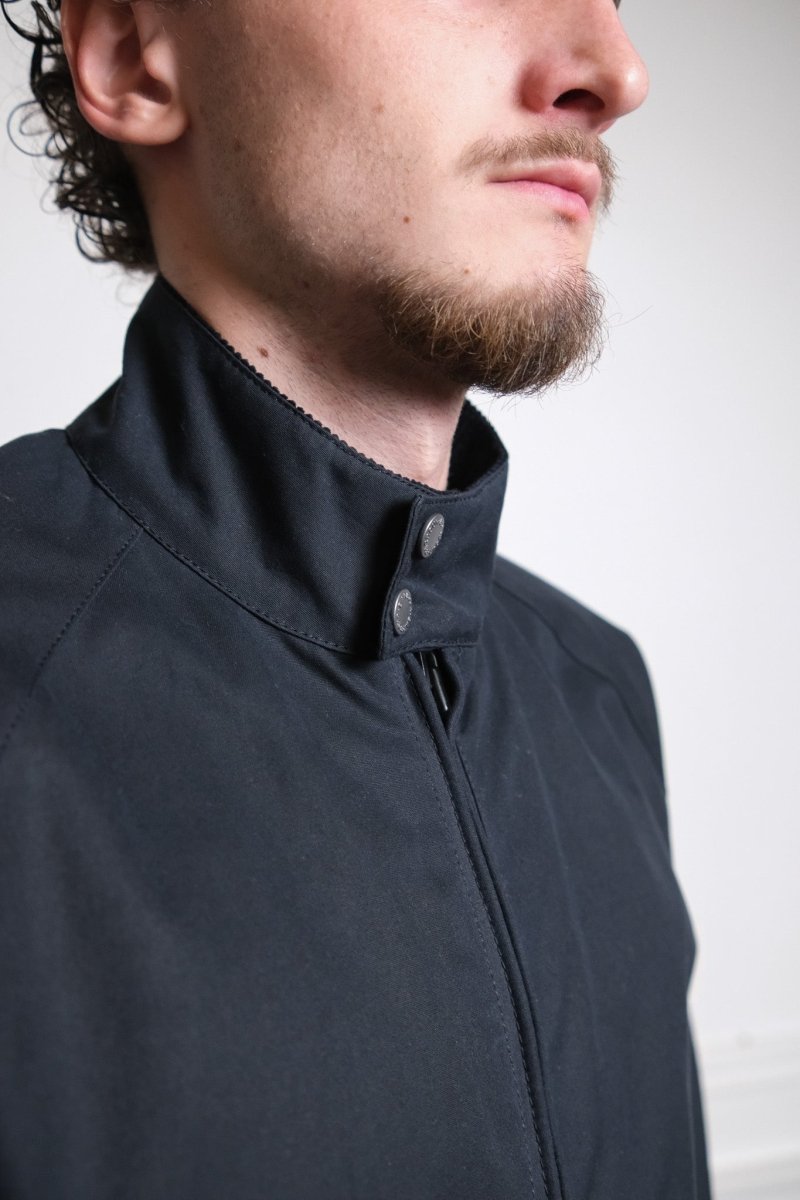 BARACUTA X BARBOUR PORTON WAX - NAVY BARACUTA