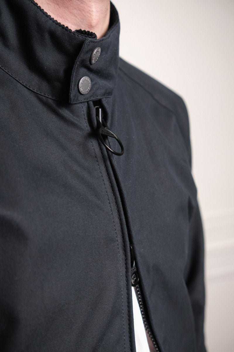 BARACUTA X BARBOUR PORTON WAX - NAVY BARACUTA
