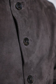 SUEDE BLOUSON SUEDE - DECEMBER SKY BARACUTA