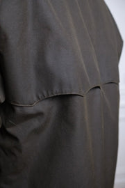 WAXED DECK JACKET - DEEP MOSS BARACUTA
