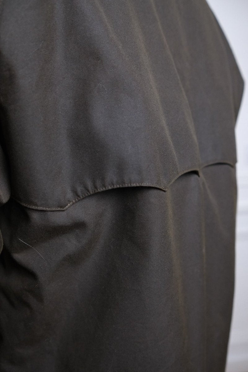 WAXED DECK JACKET - DEEP MOSS BARACUTA
