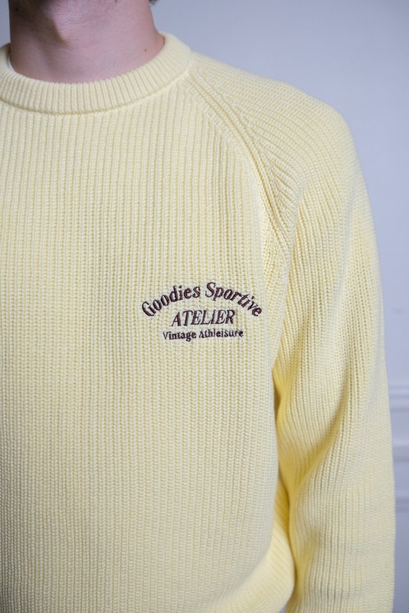 Goodies Sportive Insignia Yellow Knit vue de dos produit